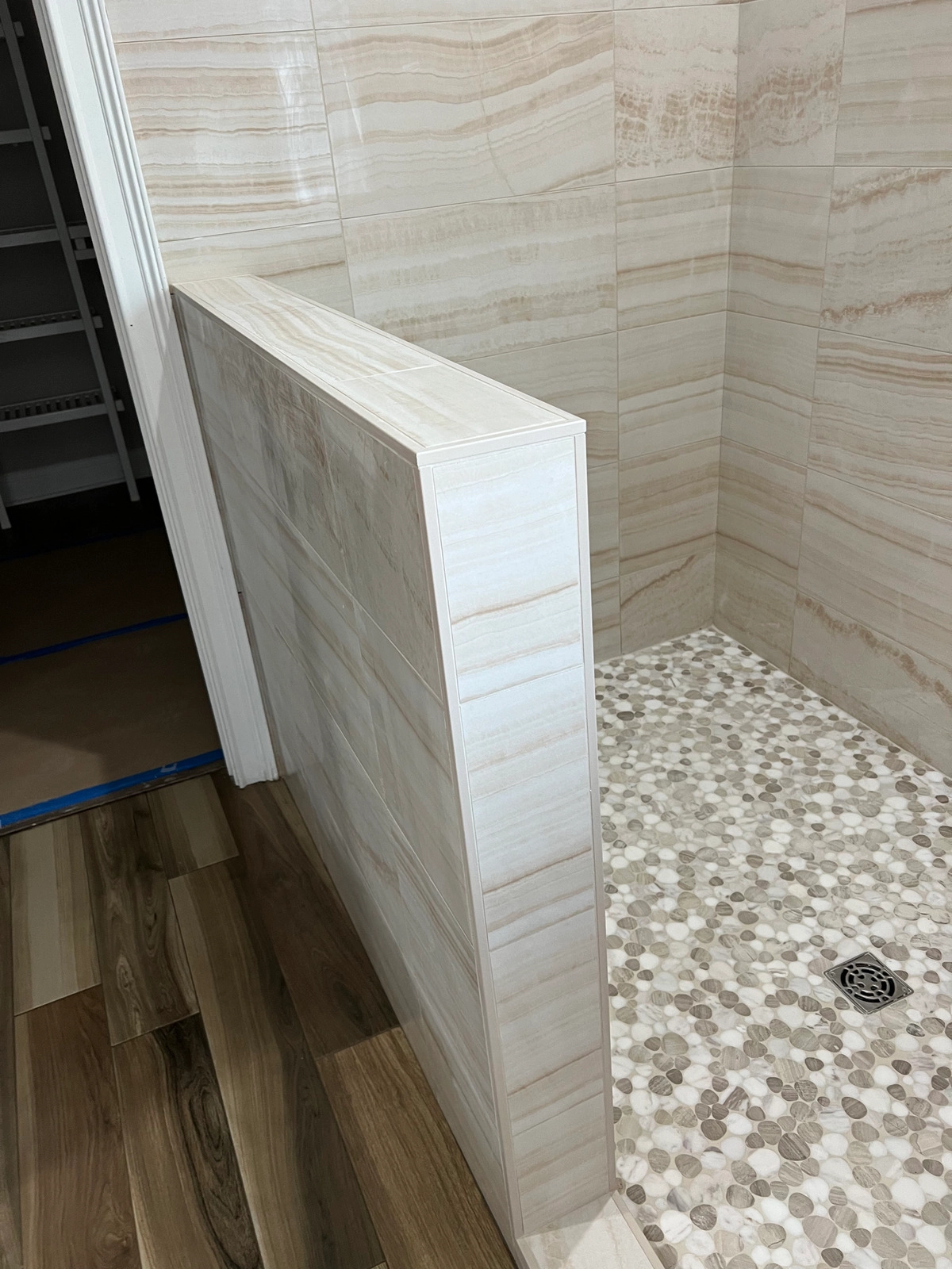 Noliv Construction bathroom remodeling, general renovations and construction, specializing in ceramic tile flooring.